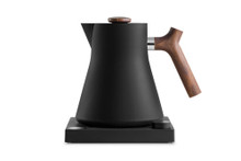Fellow Corvo EKG Electric Kettle - 0.9 Litres | Matte Black With Walnut Handle (UK PLUG)