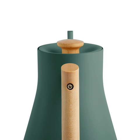 Fellow Stagg EKG Electric Pouring Kettle - 0.9 Litres | Smoke Green with Maple Handle (UK Plug)